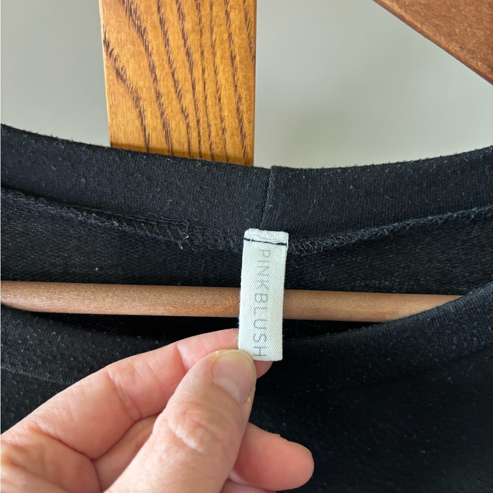 PinkBlush Black Long Sleeve Top - Picture 3 of 7
